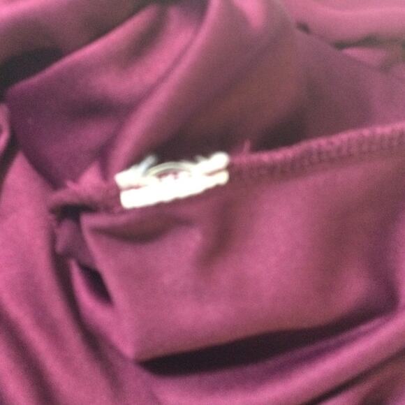 LULU'S L Sincerely Poised Plum Purple Backless Bustier Tiered Maxi Dress NEW B93 - Picture 10 of 10